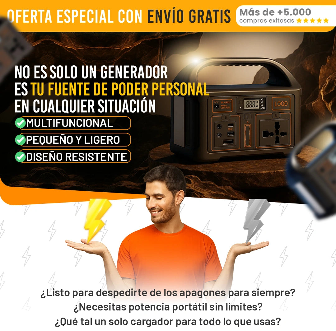 Power station 150W portátil 💡 Carga tus dispositivos donde sea